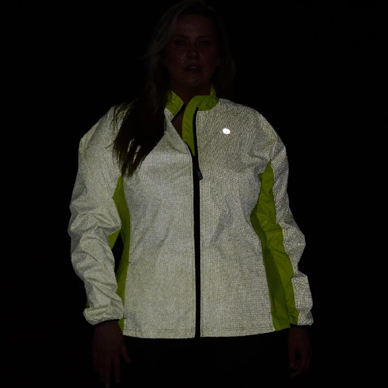 Jamestown Women's Reflective Jacket in Flo Lime