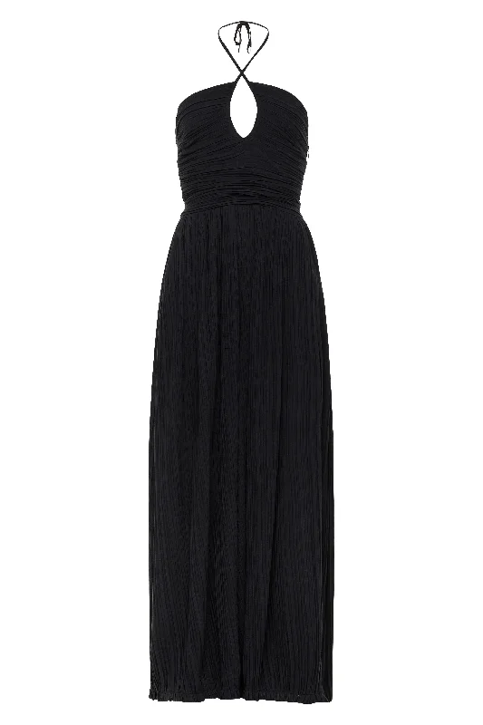 Pleated Carmen Jumpsuit - Final Sale