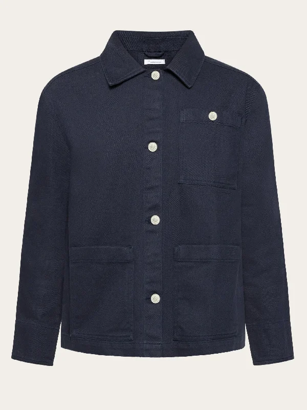 Twill workwear jacket - GOTS/Vegan - Night Sky