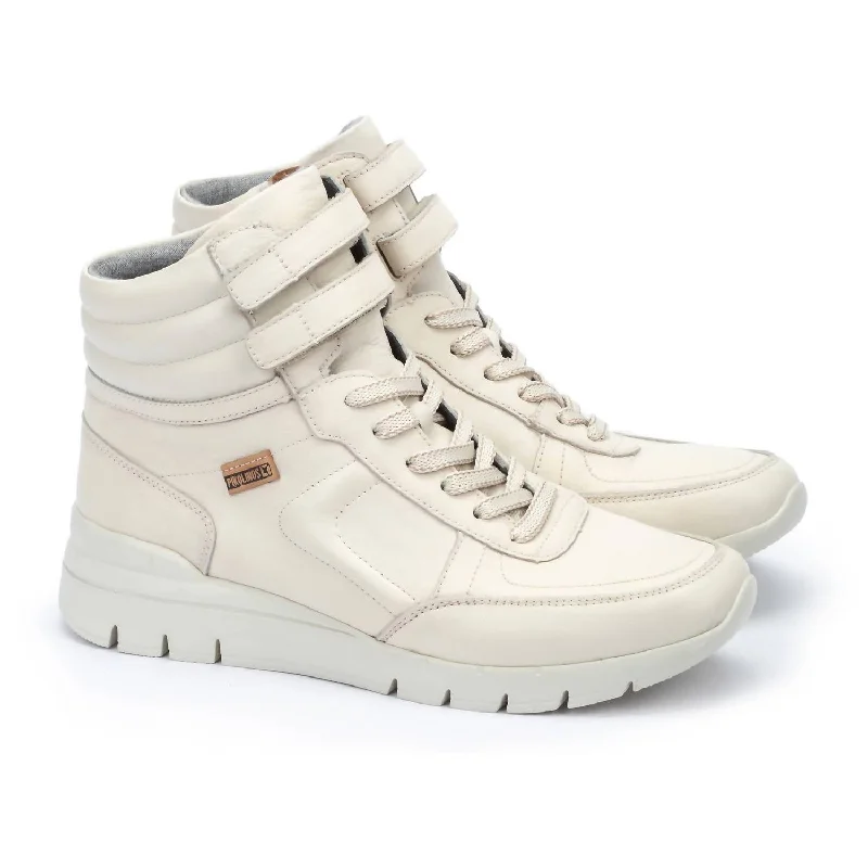 Cantabria High-Top Sneakers In Nata Suede Desert Boot 