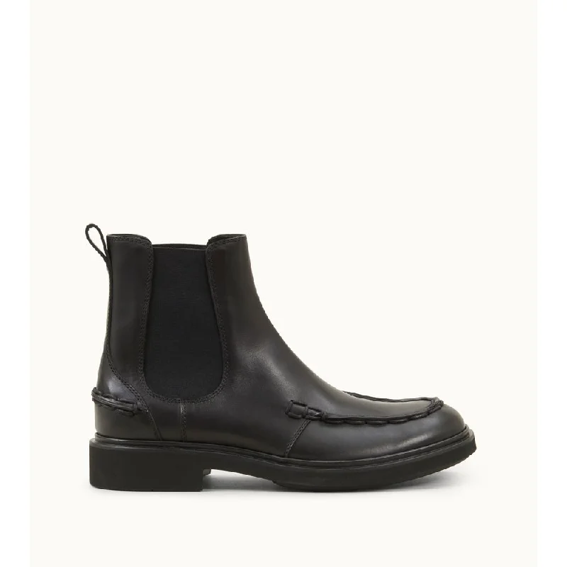 Clint Ankle Boots in Leather Ankle - High Military Boot Style  
