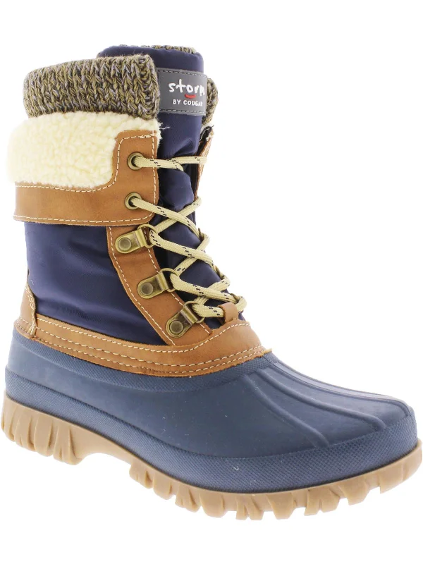 navy/tan