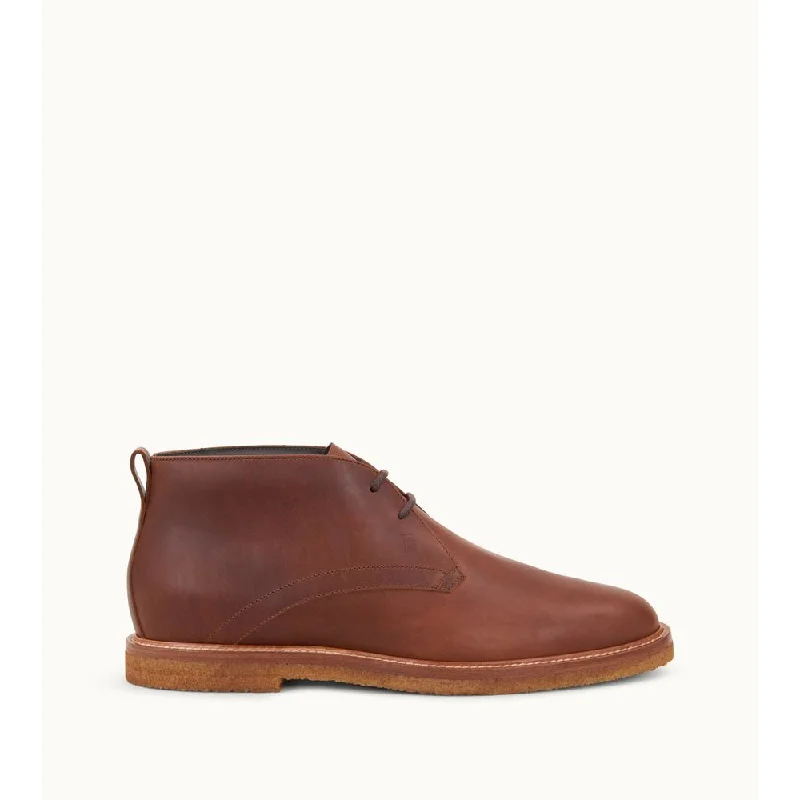 Desert Boots in Leather Skateboarding Sneaker Style  