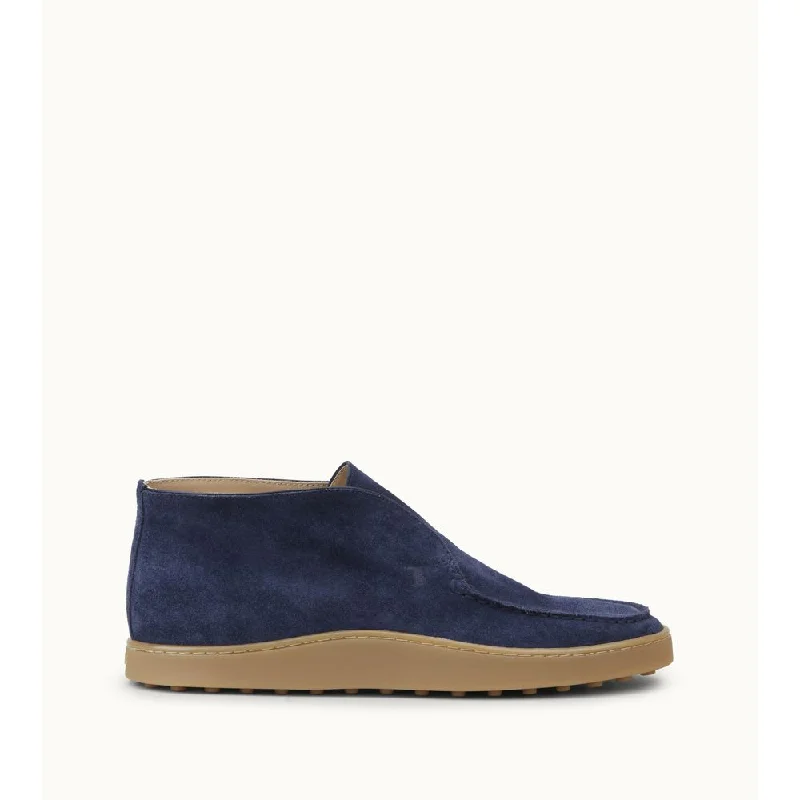 Desert Boots in Suede Paisley Print Shoe Design  