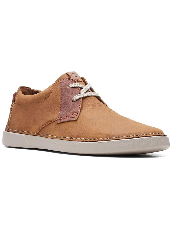 Gereld Low Mens Leather Lace-Up Chukka Boots Business Monk Strap Style  