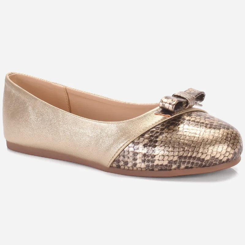 Girls "KITIE" Textured Flat Pumps Edwardian Shoe Look  
