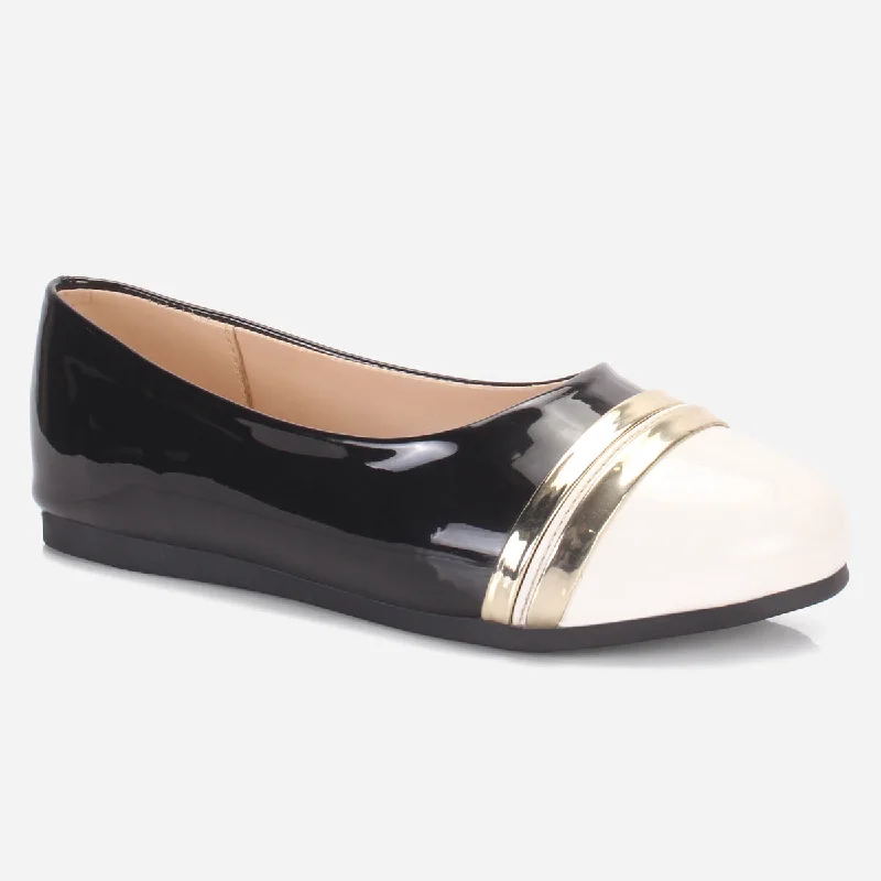 Girls "MIMI" Patent Flat Pumps Strap - Up Sandal Resort Style  