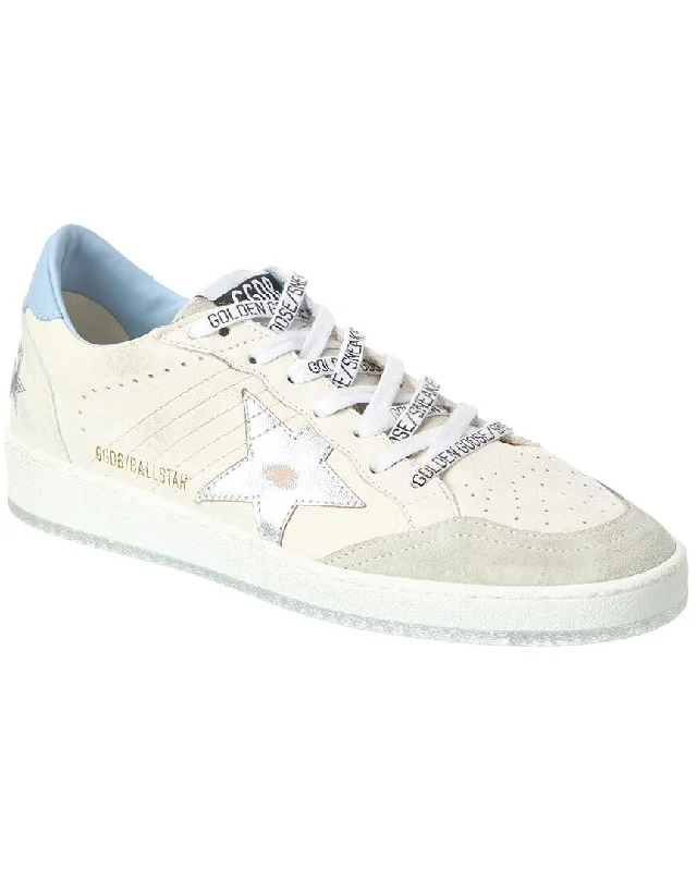Golden Goose Ballstar Leather Sneaker Neon - Accent Sneaker Look  