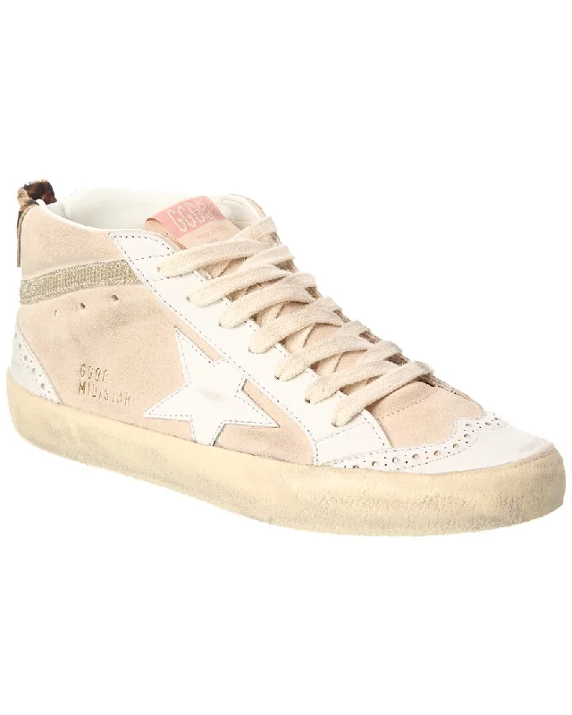 Golden Goose Midstar Suede & Leather Sneaker Waterproof Hiking Boot Design  