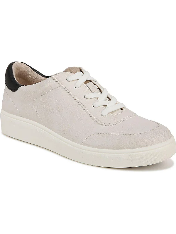 Happy Hour Womens Faux Leather Casual And Fashion Sneakers Tailored Oxford Style 