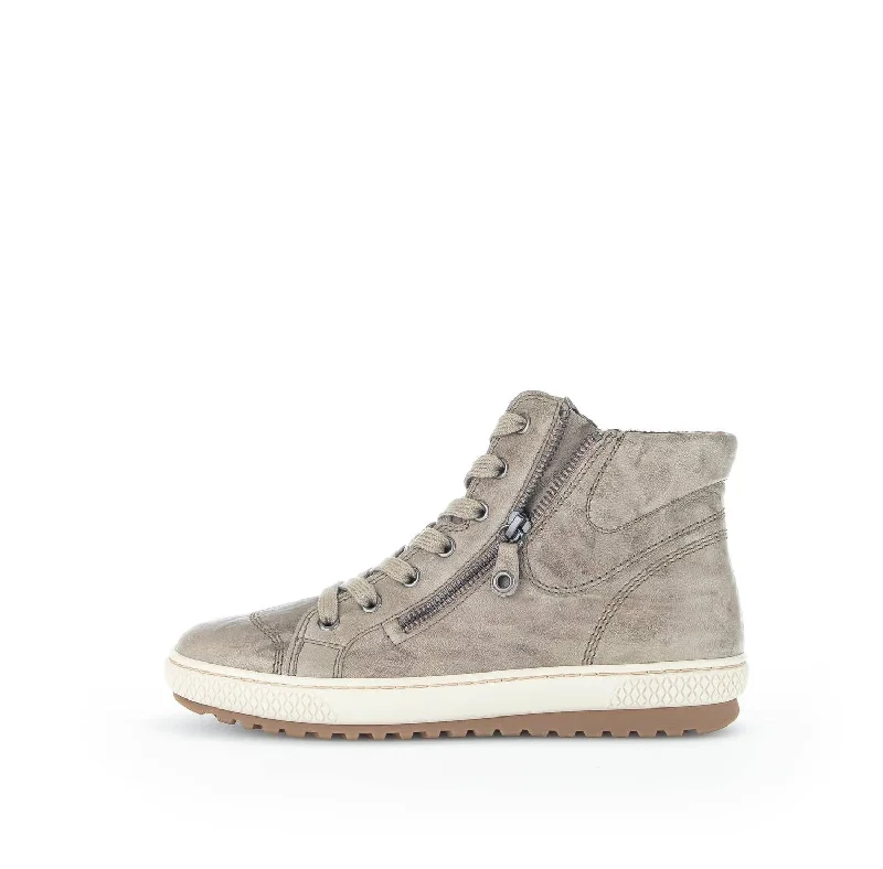 High Top Sneaker In Sage Tailored Oxford Style 