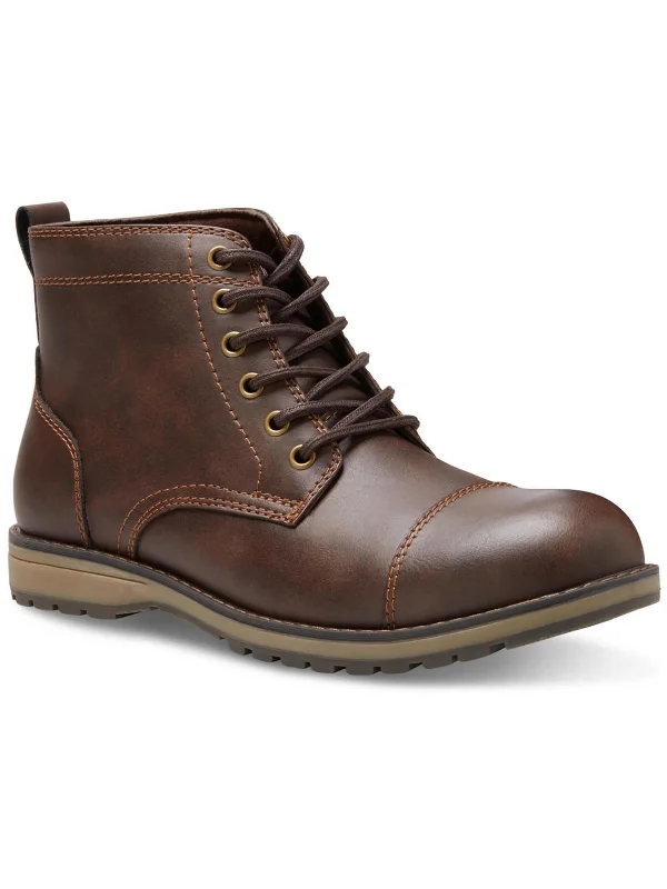 Jason Mens Chukka Lace-Up Ankle Boots Buckle -