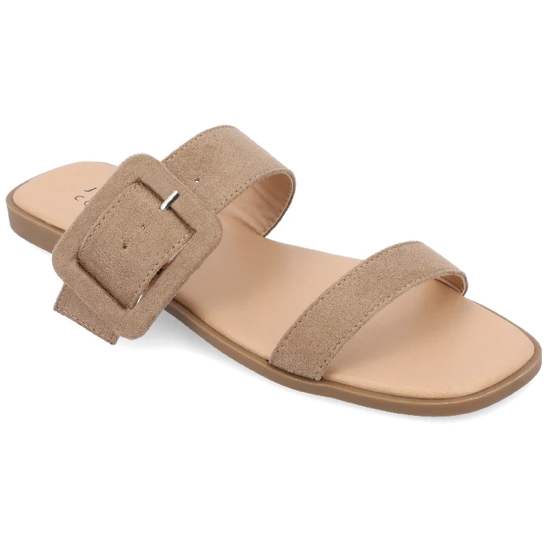 Journee Collection Women's Tru Comfort Foam Kerris Sandals Edwardian Shoe Look  