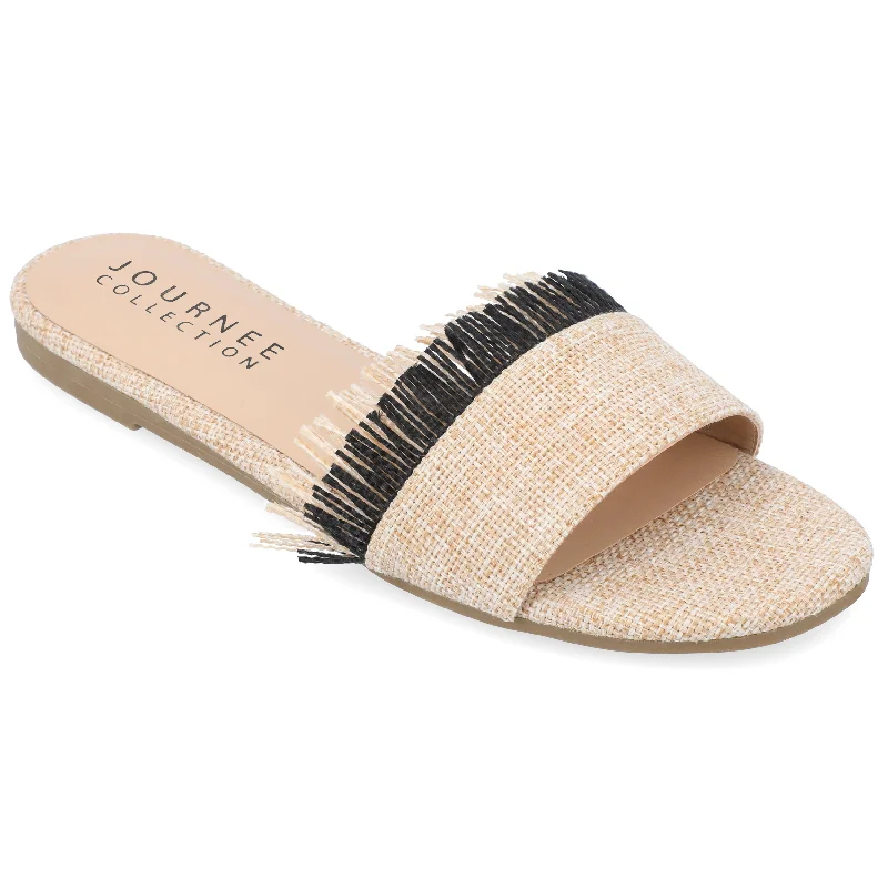 Journee Collection Women's Tru Comfort Foam Koreene Sandals Combat - Inspired Military Boot Look  