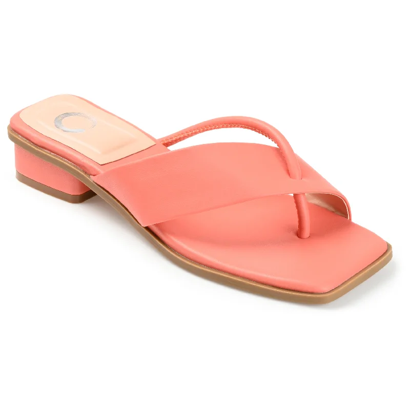 Journee Collection Women's Tru Comfort Foam Mina Sandal Sustainable Shoe Design  
