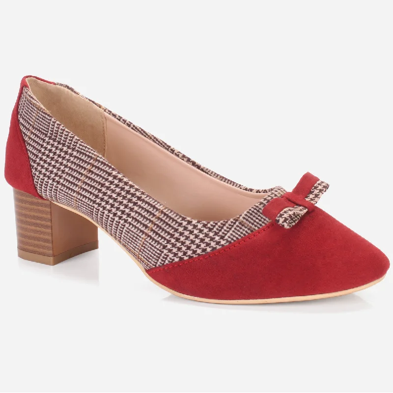 Women "FLORA" Slip On Court Shoes Open - Lacing Derby Look  