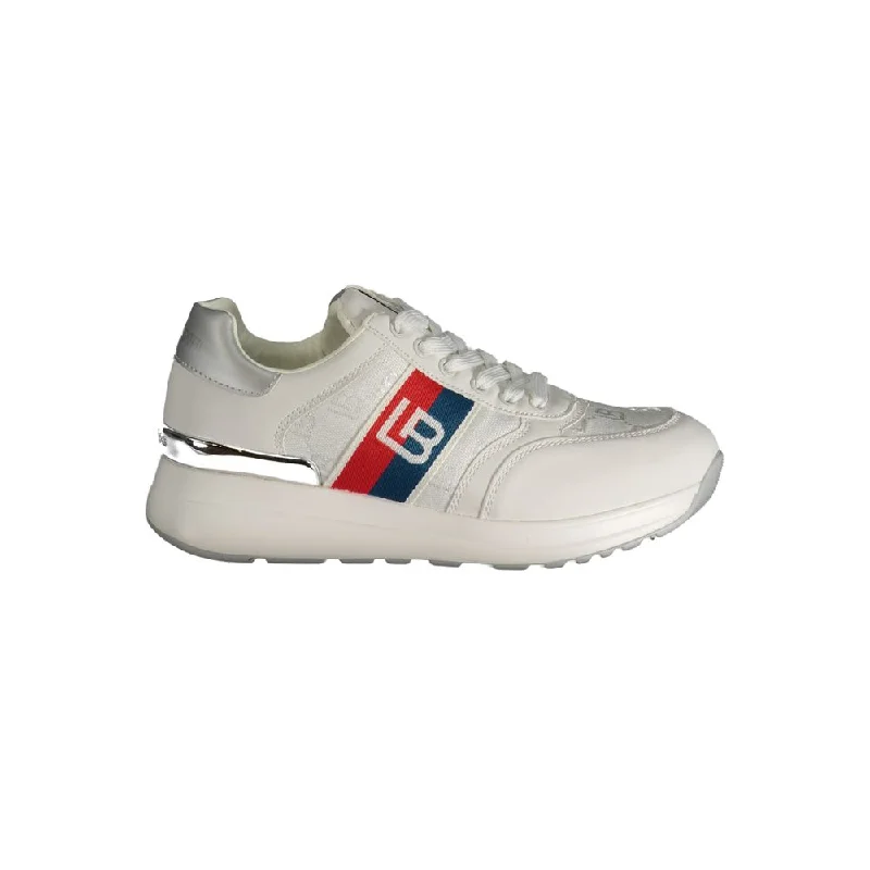 Laura Biagiotti  Polyester Women's Sneaker Retro Basketball Sneaker Design  