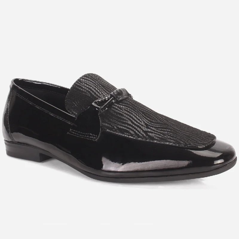Men "UJARIS" Leather Formal Dress Slip-On Shoes Hemp - Material Shoe Style  