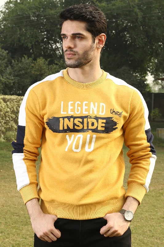 Men's "DAREN" Winter Casual Sweat Shirt Lightweight Tennis Sneaker Look  