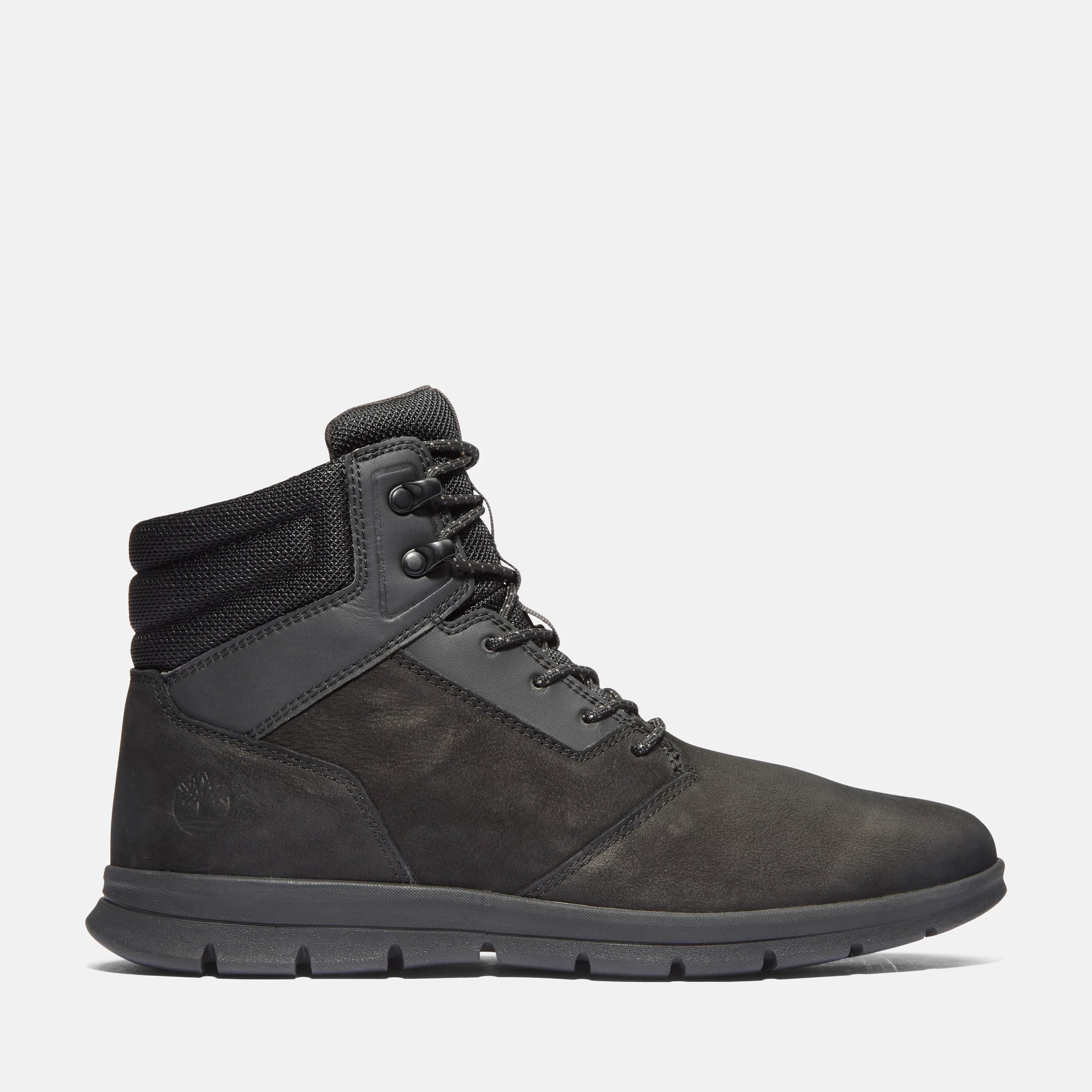 Men's Graydon Leather Sneaker Boots Open - Lacing Derby Look  
