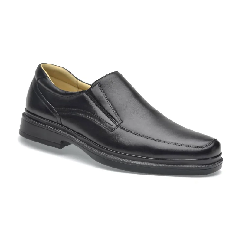 Men's Lambskin Mocassin Traditional Max In Black Bespoke Shoe Aesthetic 
