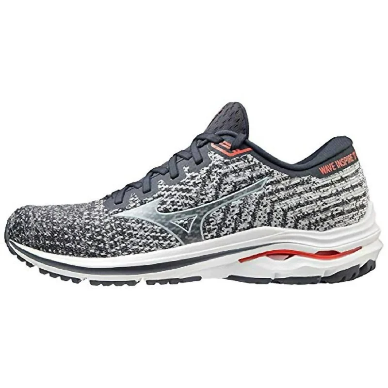 Men's Wave Inspire 17 Running Shoe In India Ink Wingtip Oxford Design 