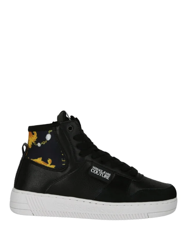 Meyssa Baroque High-Top Sneakers Blue Coast Loafer Aesthetic 