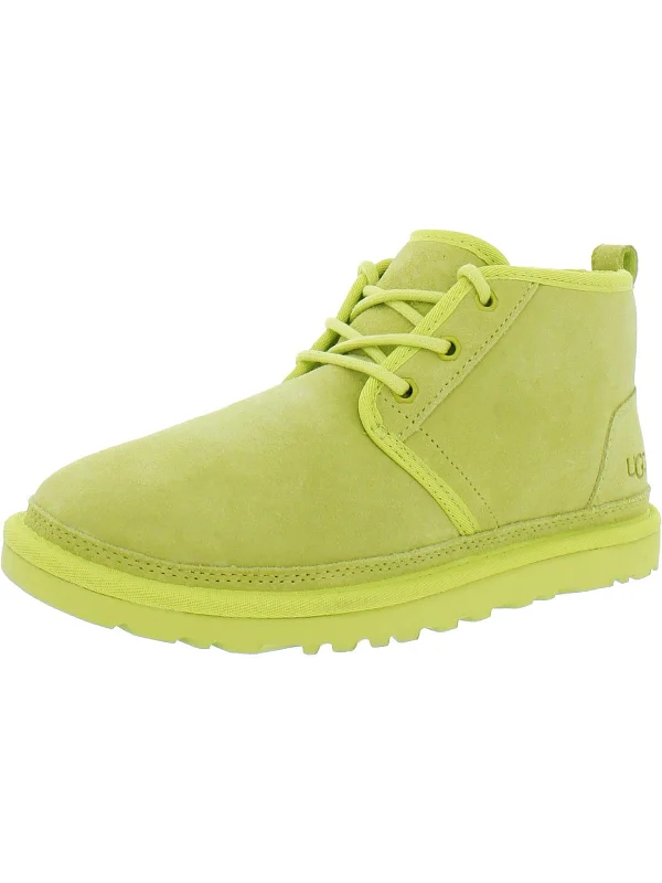Neumel Womens Suede Shearling Casual Boots Artisan - Crafted Loafer Style  