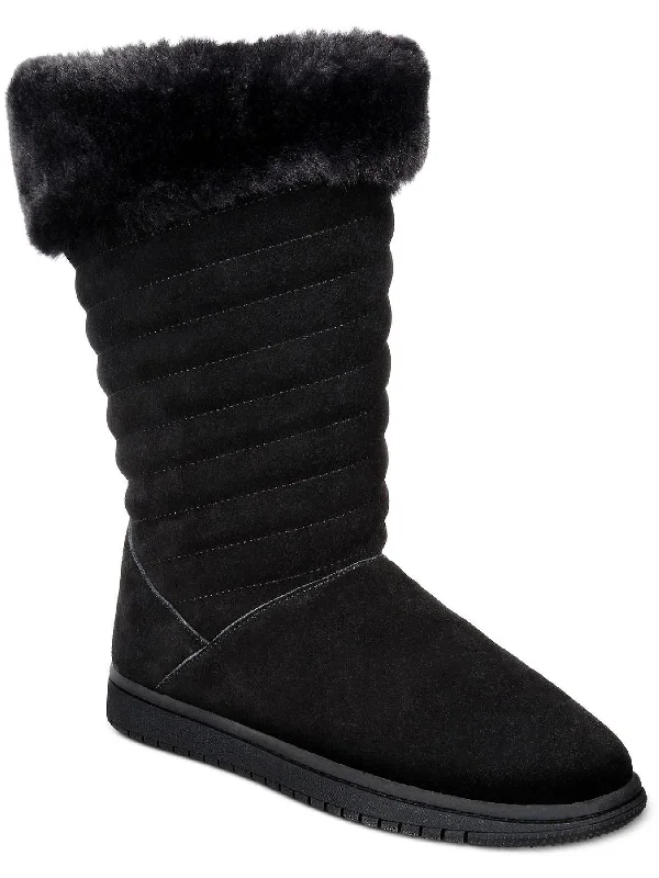 Novaa Womens Suede Cold Weather Winter & Snow Boots Artisan - Crafted Loafer Style  