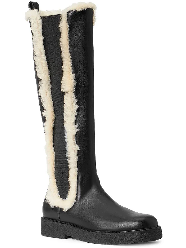 PALAMINO Womens Round Toe Rubber Sole Knee-High Boots Chunky Platform Sneaker Style  
