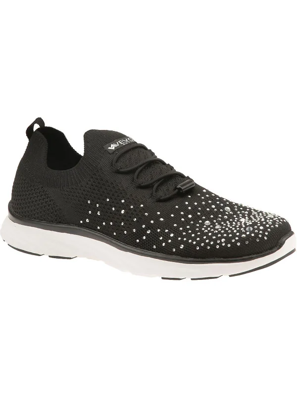 Steffi Rhinestone Womens Lifestyle Rhinestone Casual And Fashion Sneakers Casual Loafer Style          