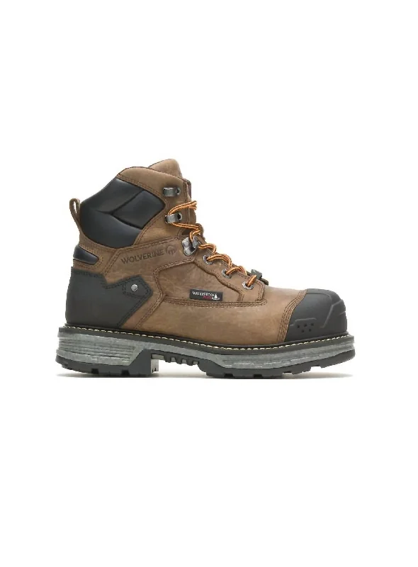 Wolverine Men's Hellcat Boot - Extra Wide In Brown Artisan - Crafted Loafer Style  