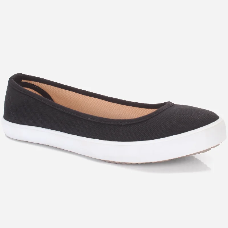 Women "HAMSY" Casual Slip-ons Canvas Trainers Brogue Oxford Aesthetic 