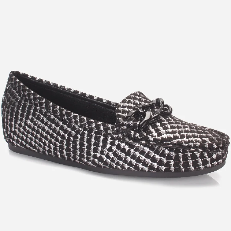 Women's "BINACA" Wedge Comfy Slide In Moccasins Minimalist Sneaker Style  