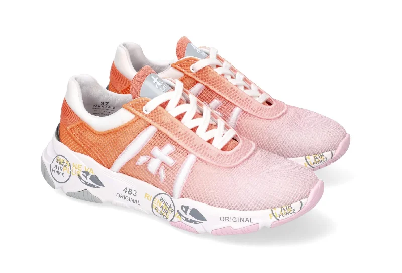 Women's Buff Sneakers In Orange Buckle -