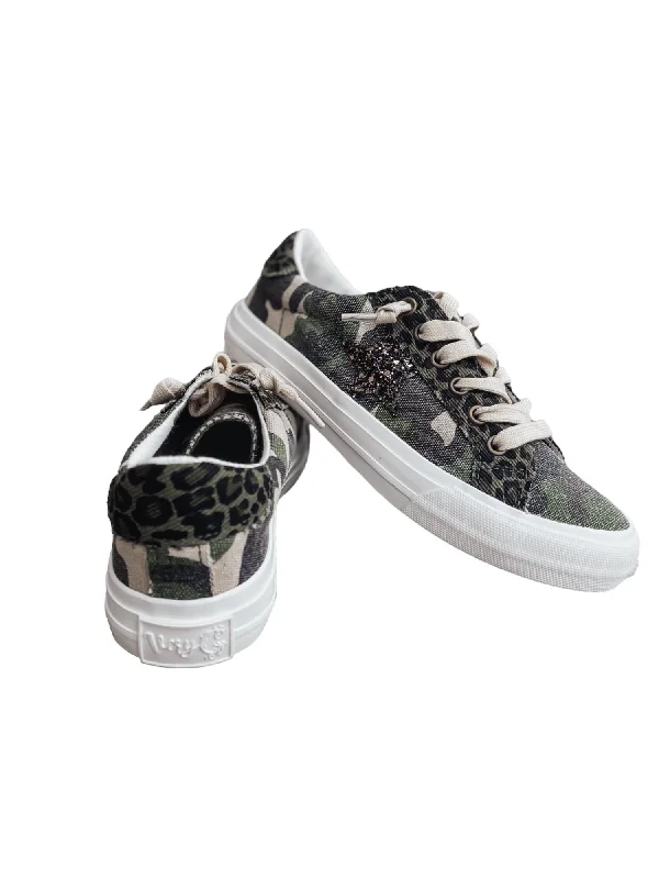 Women's Cosmic 2 Star Sneaker In Khaki Glow - in - the - Dark Shoe Design  