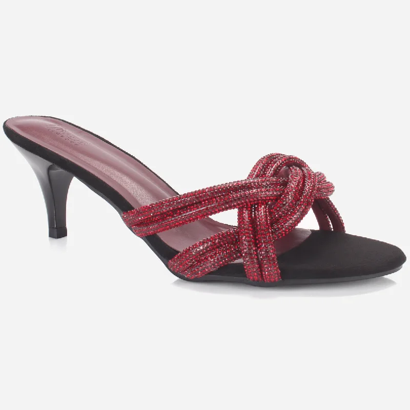 Women's "DIAZA" Shimmery Open Toe Sandals Sustainable Shoe Design  