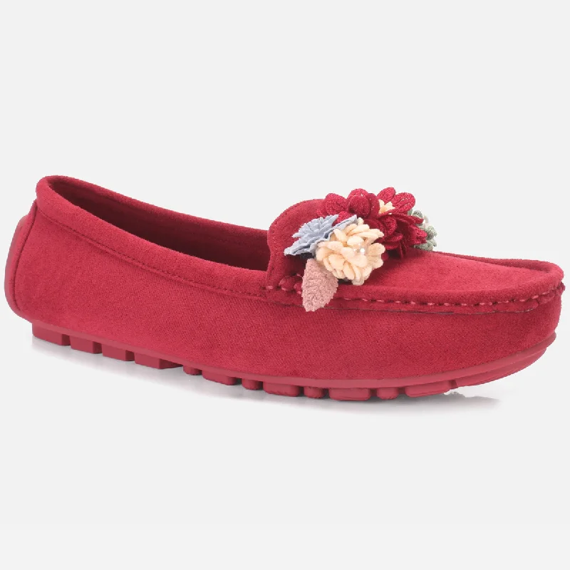 Womens "SEILY" Flat Comfy Slide In Moccasins Skateboarding Sneaker Style  
