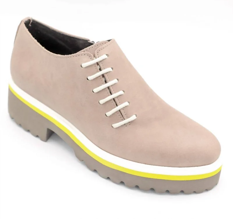 Women's Side Cord Shoes In Grey Casual Loafer Style          