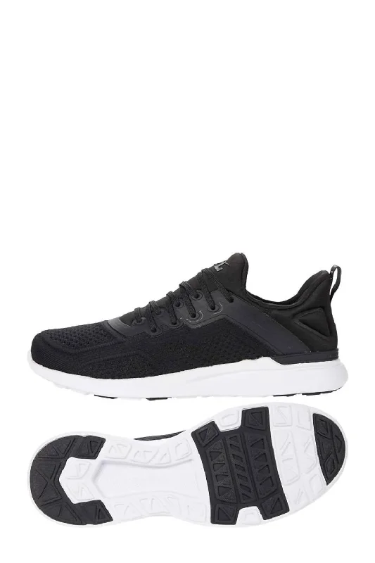 Women's Techloom Tracer Sneaker In Black/white Edwardian Shoe Look  
