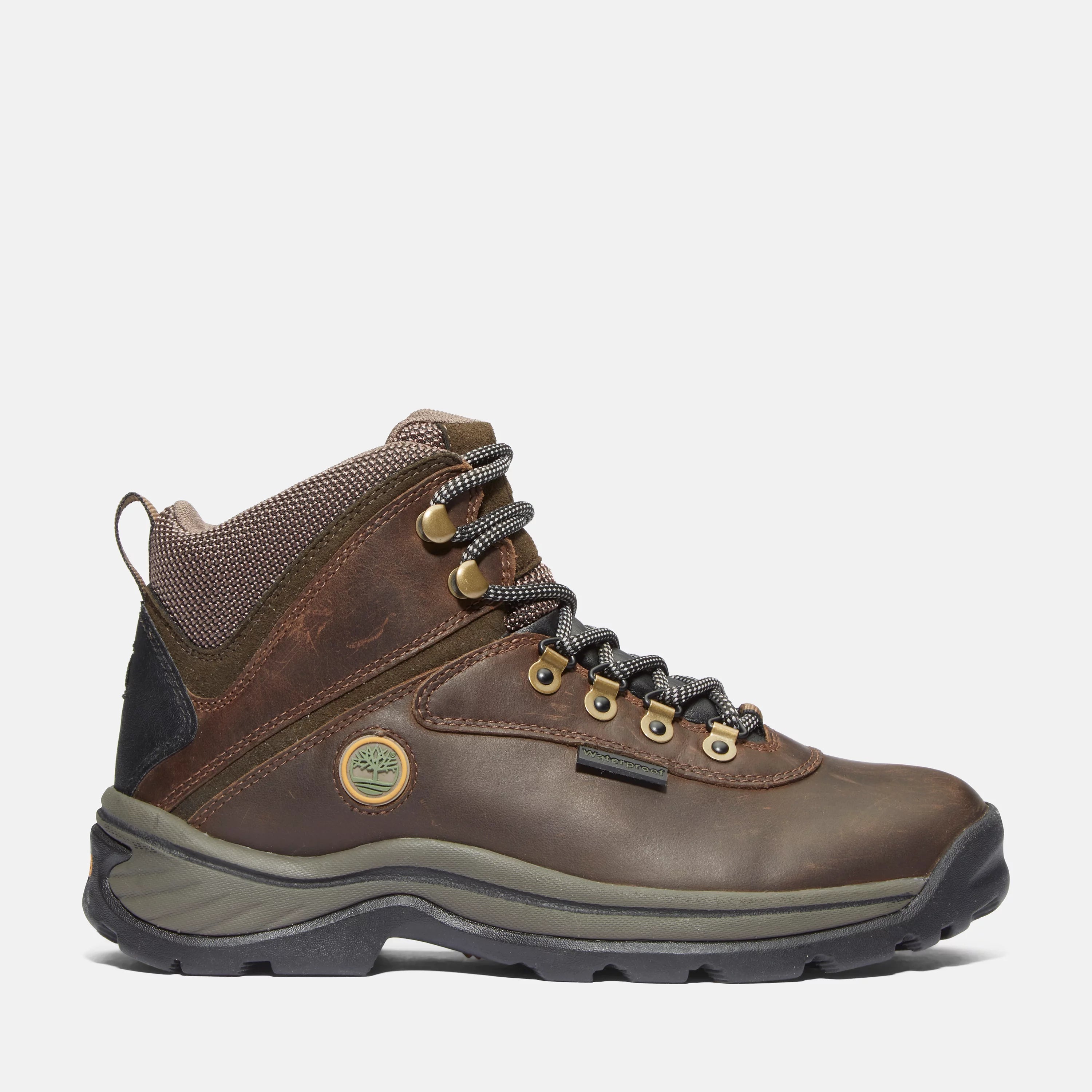 Women's White Ledge Waterproof Mid Hiker Boots Moccasin Soft - Sole Style  