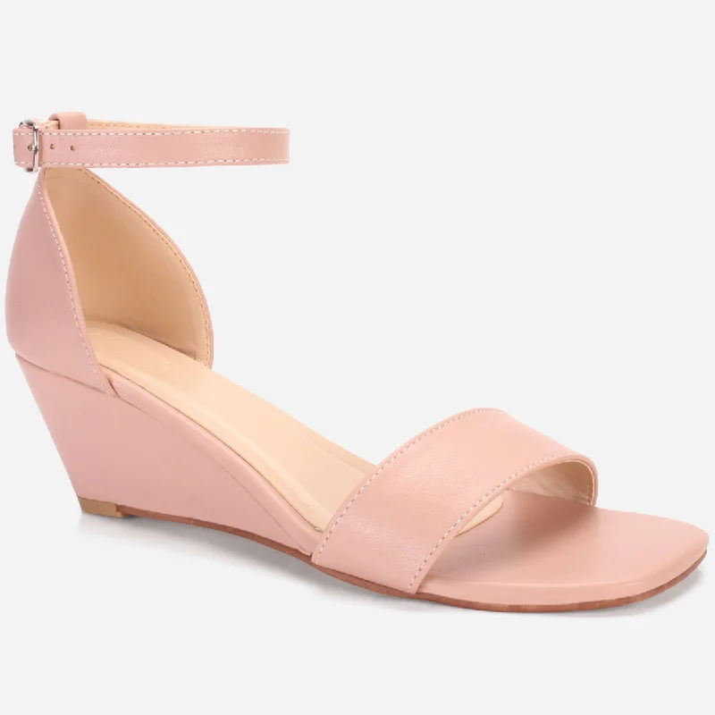 Women's "XAVIER" Wedge Heel Sandals Suede Desert Boot 