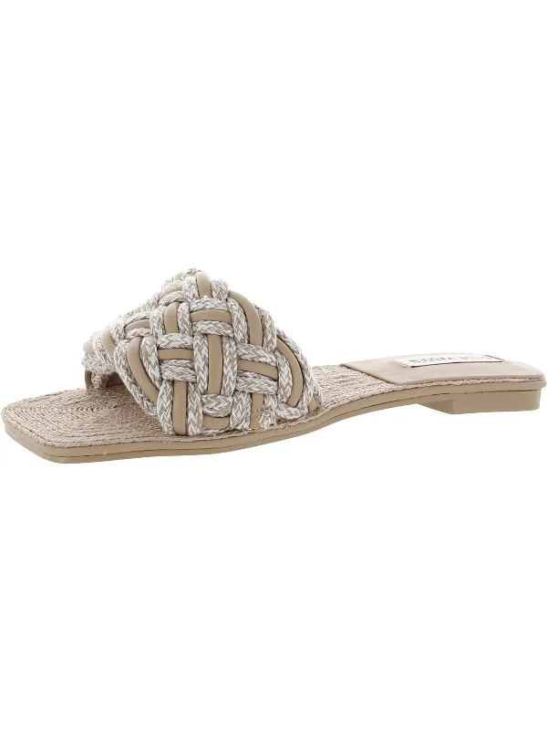 Zeal Womens Flat Slip On Slide Sandals Smart - Shoe Functionality Style  