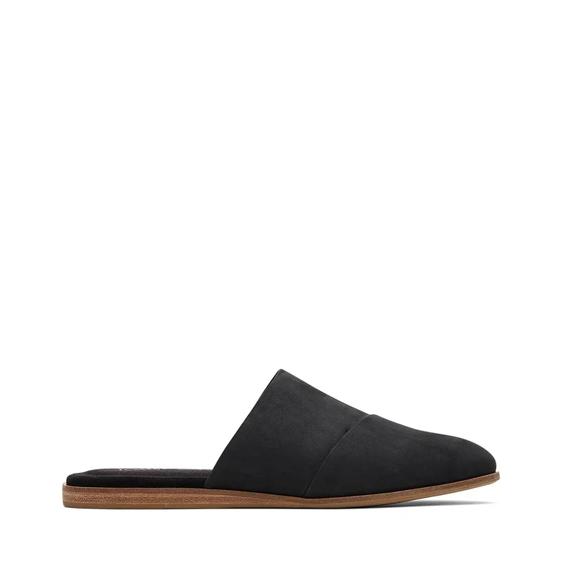 Women's Shoes TOMS JADE Casual Slip On Mule Flats 10018987 BLACK LEATHER Hiking Boot Durability Style Women's Shoes TOMS JADE Casual Slip On Mule Flats 10018987 BLACK LEATHER Hiking Boot Durability Style