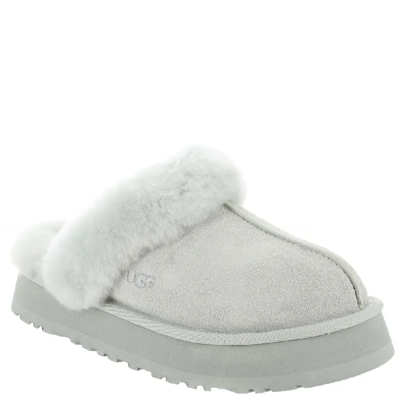 Women's Shoes UGG DISQUETTE Platform Sheepskin & Suede Slippers 1122550 GOOSE Zip - Up Boot Style Women's Shoes UGG DISQUETTE Platform Sheepskin & Suede Slippers 1122550 GOOSE Zip - Up Boot Style