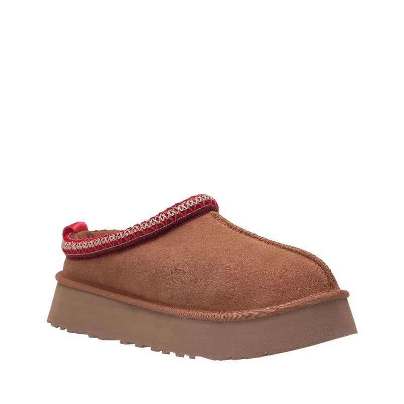 Women's Shoes UGG TAZZ Platform Suede Slippers 1122553 CHESTNUT Dressy Chelsea Boot Style Women's Shoes UGG TAZZ Platform Suede Slippers 1122553 CHESTNUT Dressy Chelsea Boot Style