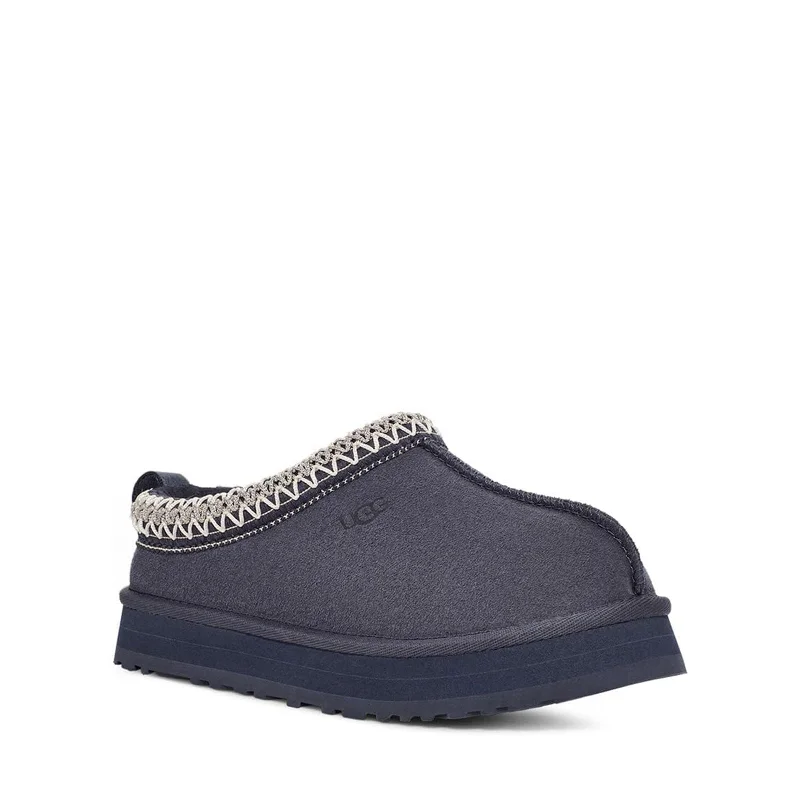 UGG Unisex-Child Tazz Slipper, Eve Blue Cowboy Boot Western Style  