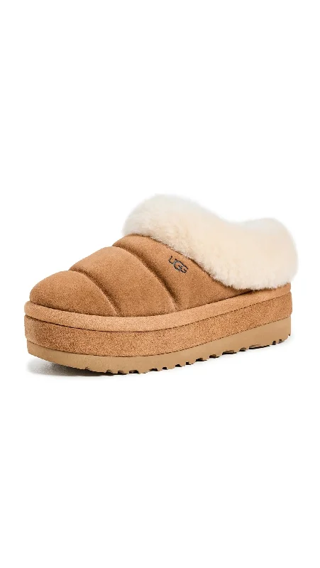 UGG Women's Tazzlita Slippers, Chestnut, Tan Performance Running Sneaker Look  