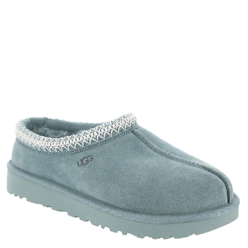 Women's Shoes UGG TASMAN Suede & Sheepskin Slippers 5955 DEEP ICE Open - Lacing Derby Look Women's Shoes UGG TASMAN Suede & Sheepskin Slippers 5955 DEEP ICE Open - Lacing Derby Look