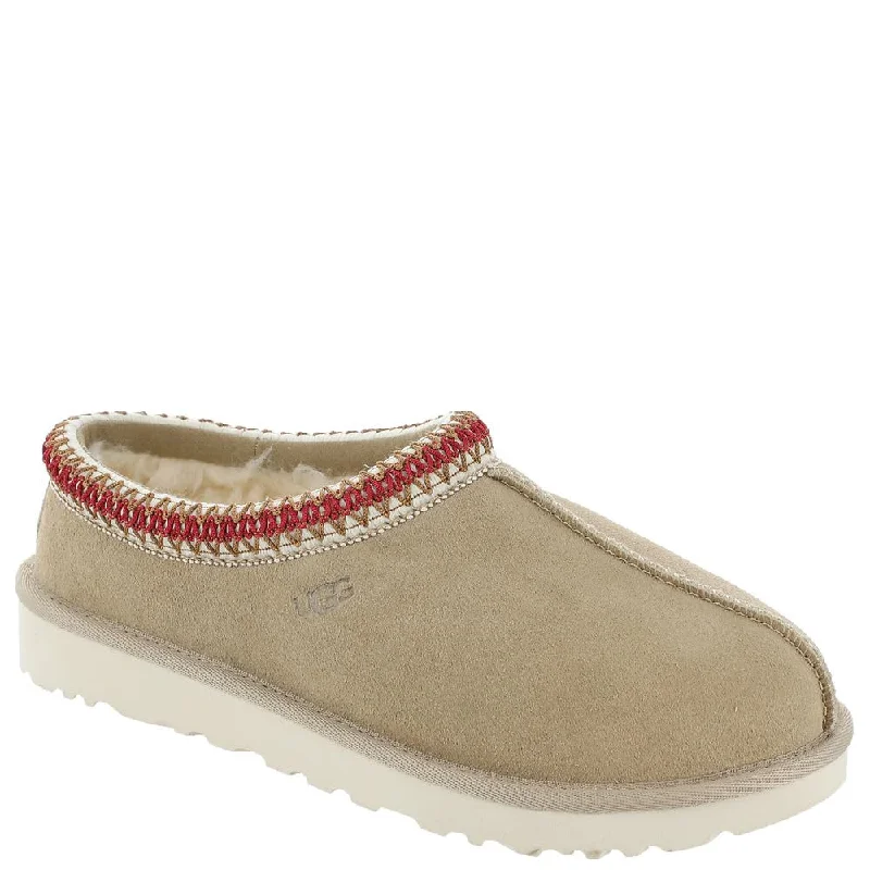 Women's Shoes UGG TASMAN Suede & Sheepskin Slippers 5955 SAND / DARK CHERRY Business Monk Strap Style Women's Shoes UGG TASMAN Suede & Sheepskin Slippers 5955 SAND / DARK CHERRY Business Monk Strap Style